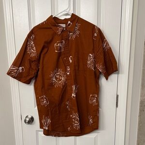 Arizona Jean Company Brown Sun Graphic Shirt